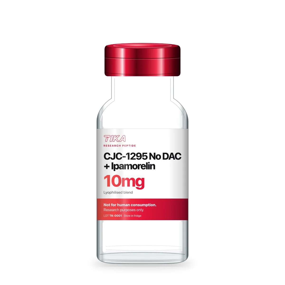 TIKA CJC-1295 No DAC + Ipamorelin 10mg vial