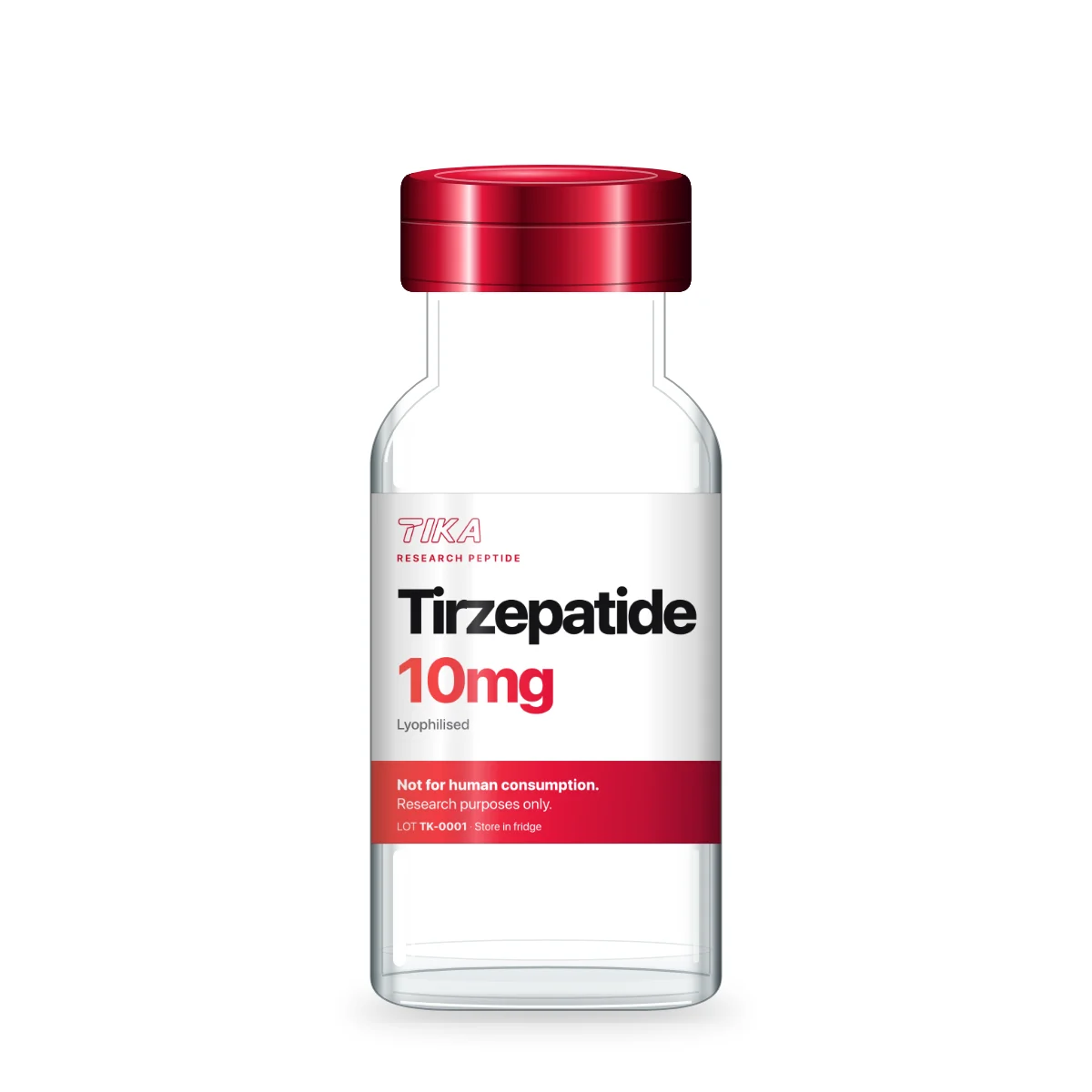 TIKA Tirzepatide 10mg vial